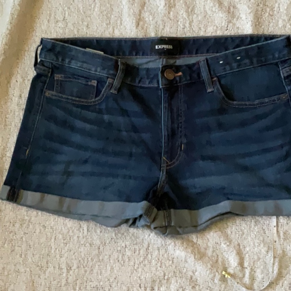Express denim shorts